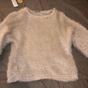 Zara fuzzy top